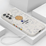 Cute Astronaut Silicone Case For Samsung
