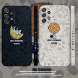 Cute Astronaut Silicone Case For Samsung