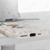 Cute Astronaut Silicone Case For Samsung