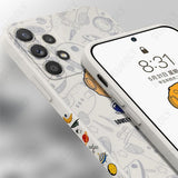 Cute Astronaut Silicone Case For Samsung