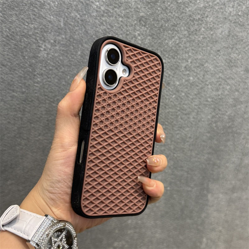 Waffle Silicone Case for iPhone