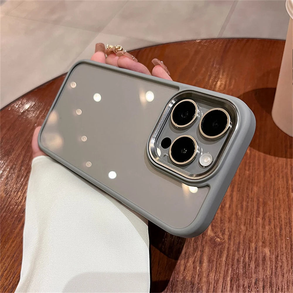 Luxury Transparent Soft Silicone Case For iPhone