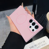 Luxury Slim Matte Magsafe Case for Samsung