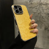 Leopard Texture Leather Case For iPhone