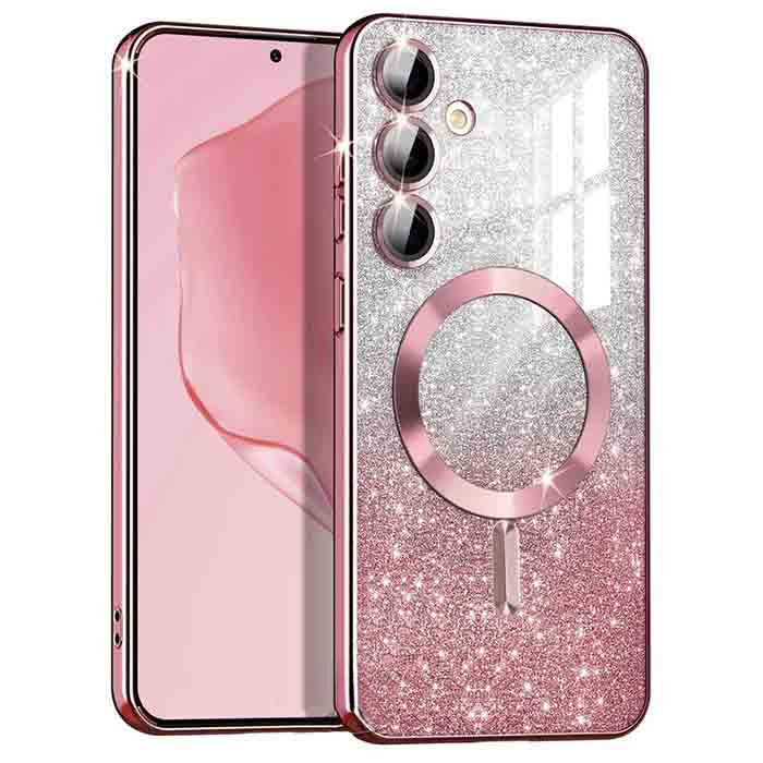 Plating Gradient Glitter Shockproof Phone Case For Samsung