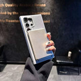 Matte Heat Dissipation Magnetic Hidden Kickstand Case for Samsung