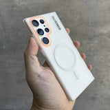 Luxury Magnetic Wireless Charge Magsafe Case For Samsung