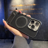 Magnetic Hollow Cooling Kickstand Case for iphone