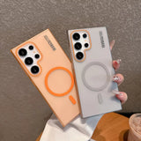 Luxury Magnetic Wireless Charge Magsafe Case For Samsung