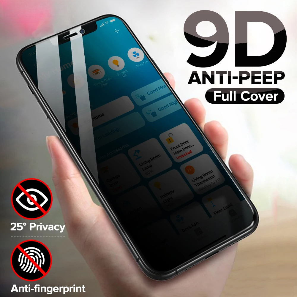 Screen Protector Anti-spy Tempered Glass For iPhone