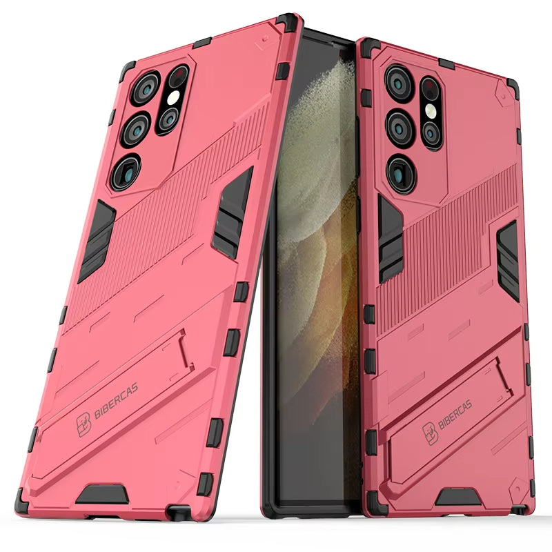 Armor Shockproof Magnetic Holder Stand Cases For Sumsung