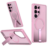 Luxury Metal Stand Magsafe Case For Samsung