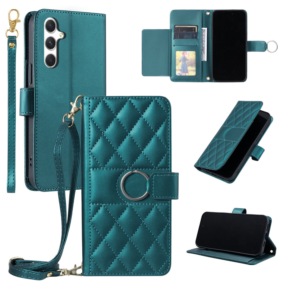 Leather Wallet Ultra Flip Case For Samsung Galaxy