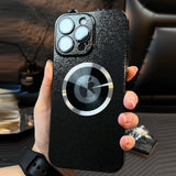 Retro Moon Stone Thin PC Case for iPhone