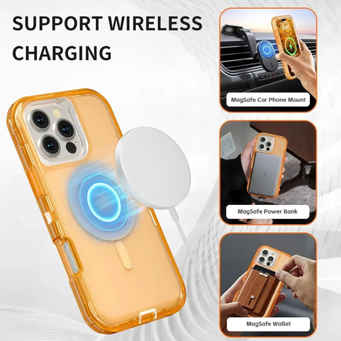 Original Otter Armor Box Defender Magsafe Clear Case For IPhone