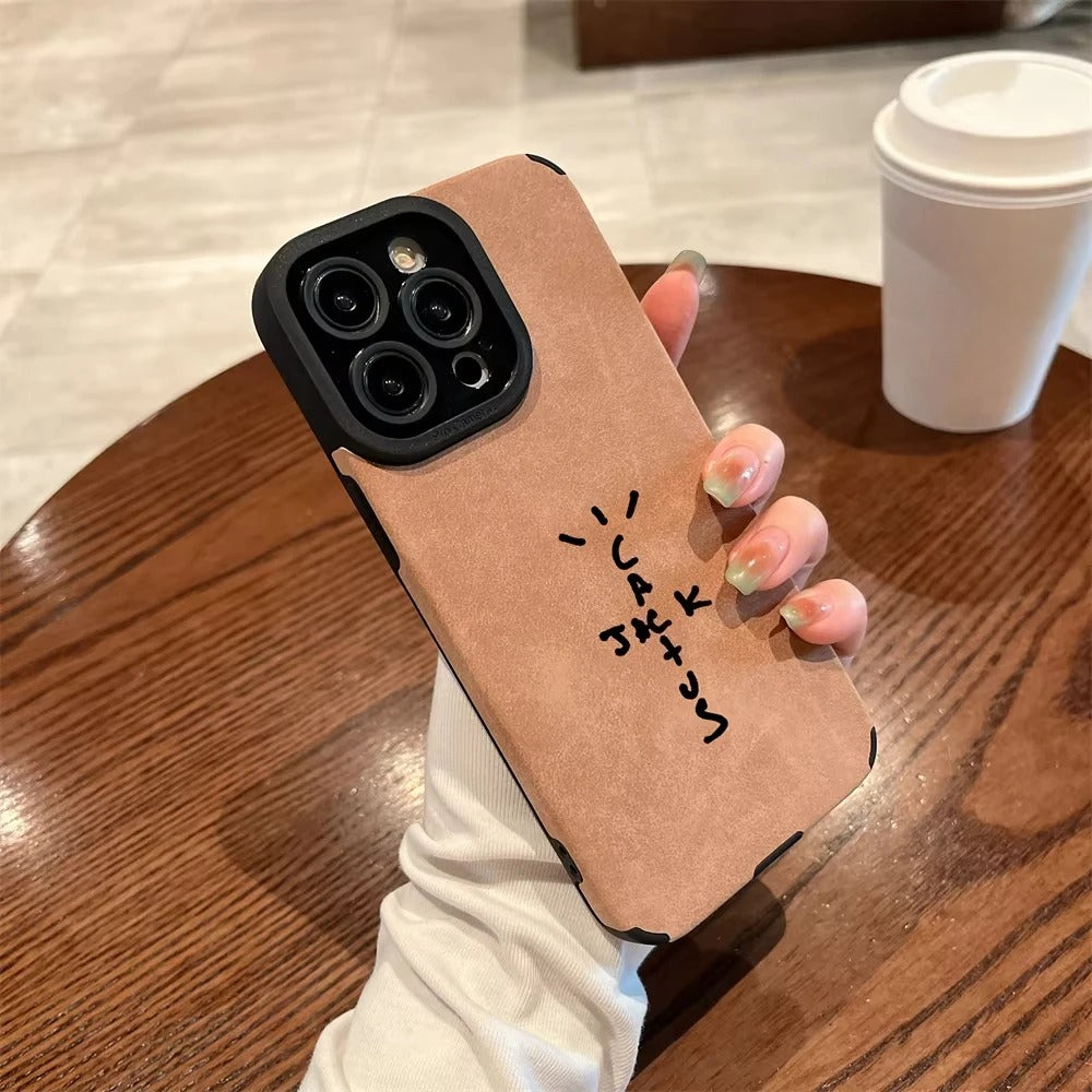 Flip leather phone case for iphone