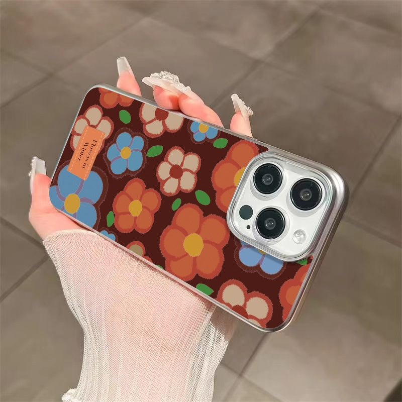 Retro Small Flower Case For iPhone