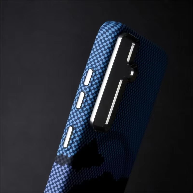 Luxury Carbon Fiber Wireless Charging Magsafe Case for Samsung