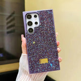 Luxury Flashing Swan Phone Case Shockproof and Anti Drop For Samsung Galaxy