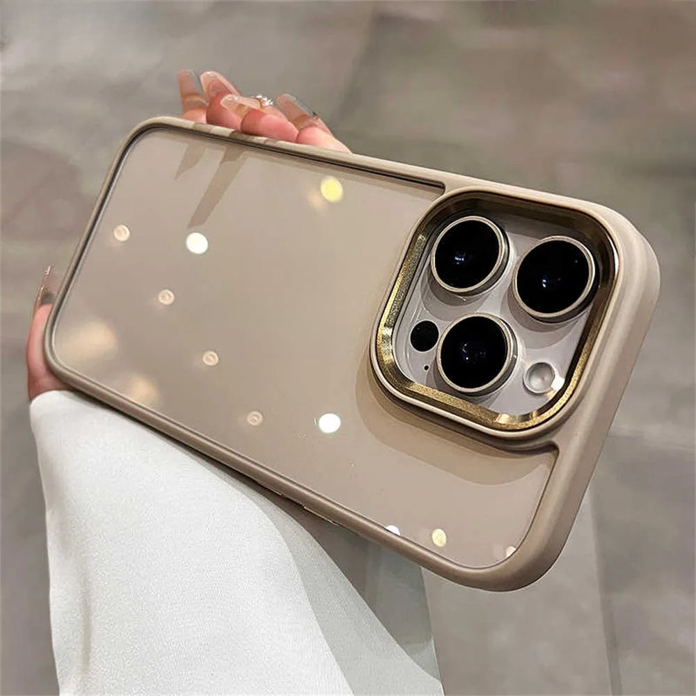 Luxury Transparent Soft Silicone Case For iPhone