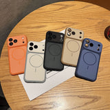 Shockproof Magnetic Soft Touch Case for iphone