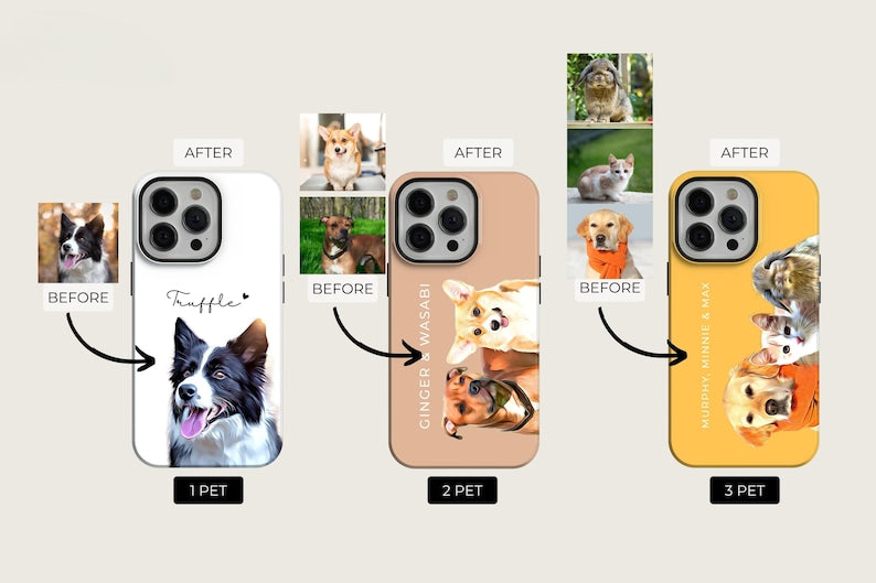 Custom Personalized Pet Phone Case for iPhone/Samsung/Google Pixel