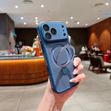 Honeycomb Magnetic Cooling Kickstand Case for iphone