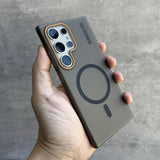 Luxury Magnetic Wireless Charge Magsafe Case For Samsung