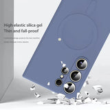Luxury Silicone Magnetic Case For Samsung Galaxy