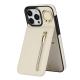 Leather Card Holder Kickstand Case for iphone