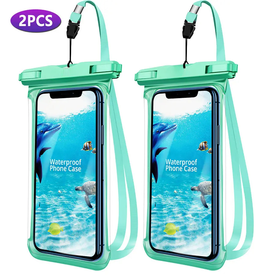 Full View Waterproof Transparent Swimming Pouch Case for Phone