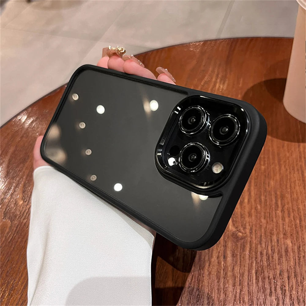 Luxury Transparent Soft Silicone Case For iPhone
