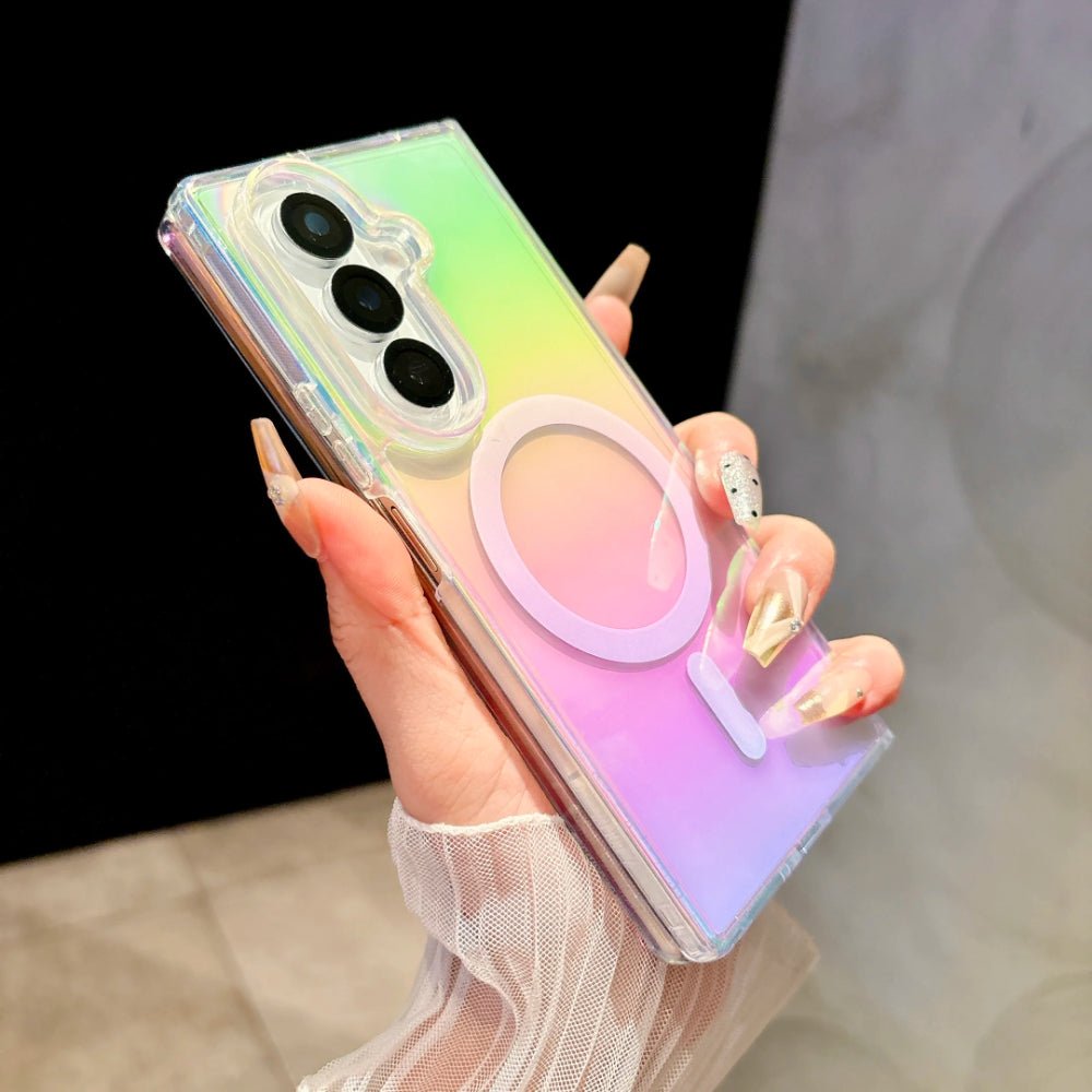 Rainbow Gradient Magsafe Case For Samsung