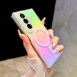 Rainbow Gradient Magsafe Case For Samsung