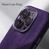 Italian Flip Fur Leather Magnetic Case for iPhone