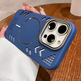 Luxury heat dissipation strong magnetic Magsafe case for iPhone