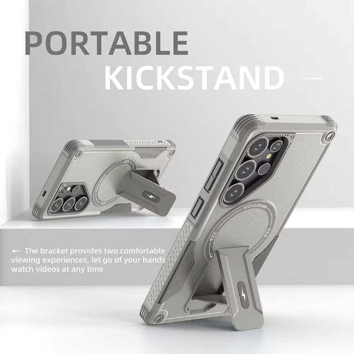 Fold Stand Holder Magnetic Armor Case For Samsung