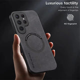 Magnetic For Magsafe Leather Case For Samsung Galaxy