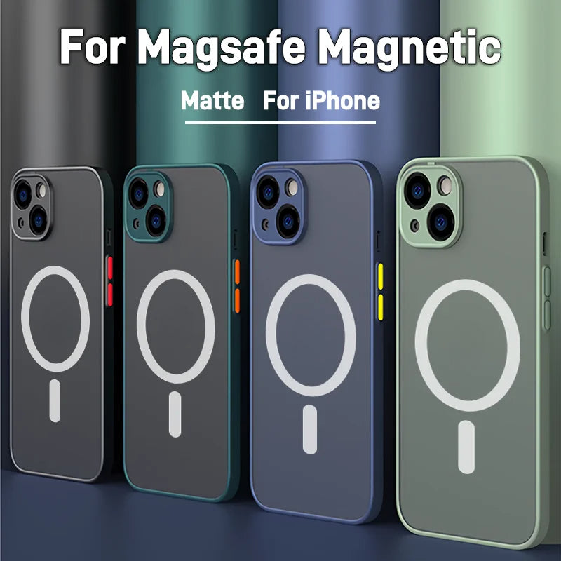 Shockproof Armor Matte Case For iPhone