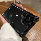 Plating Armor Transparent Case For Samsung