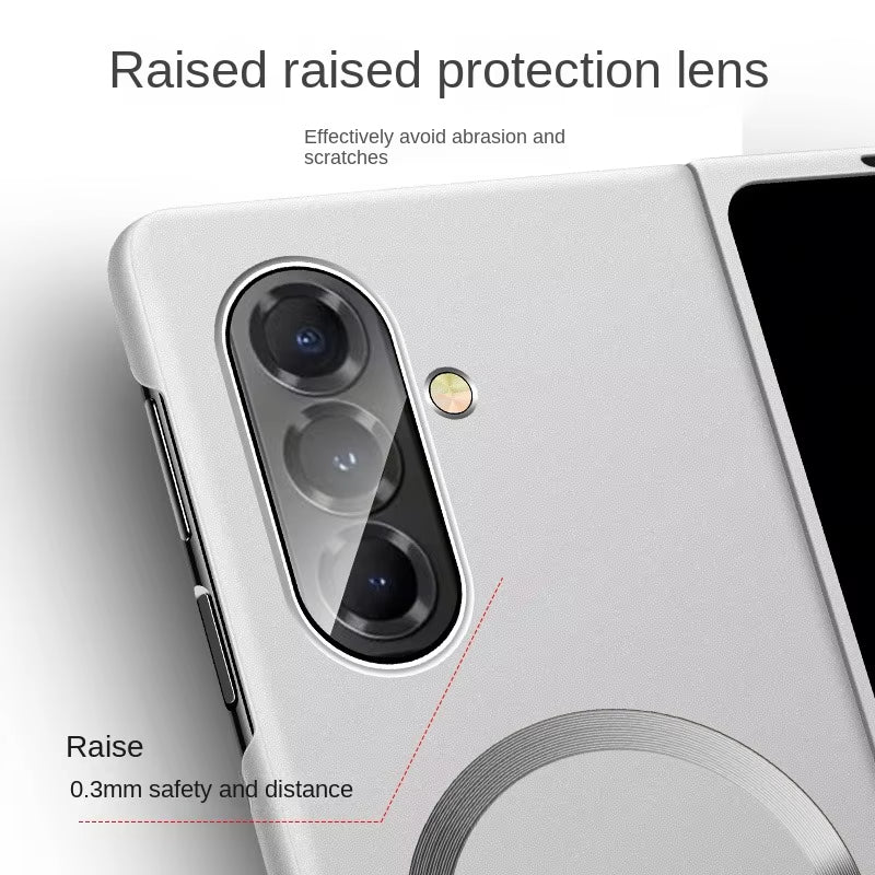 Ultra Thin Metal Paint Plating Magnetic Frosting Case For Samsung