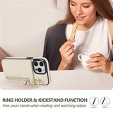 Leather Card Holder Kickstand Case for iphone
