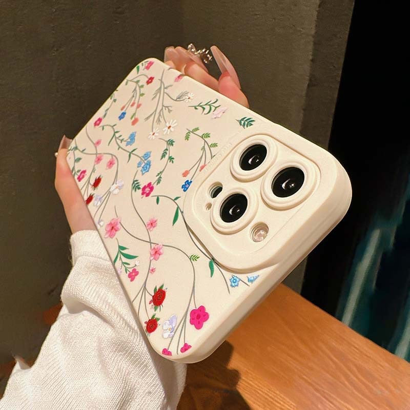 Summer Minimalist Fresh Style Silicone Soft Case For iPhone