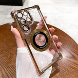 Luxury Plating Magnetic Case For Samsung