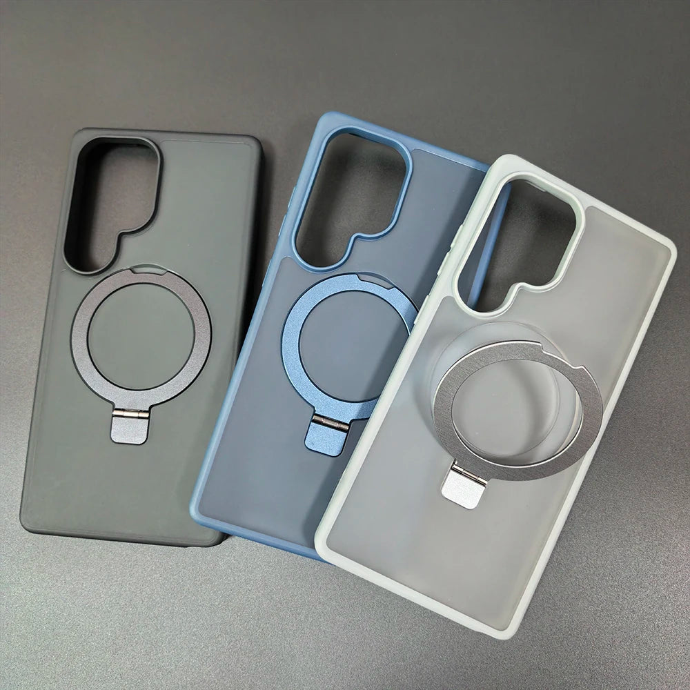 Magnetic Ring Holder Case For Samsung Galaxy