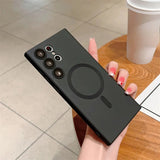 Luxury Shockproof Magnetic Wireless Charging For Magsafe Cases For Samsung