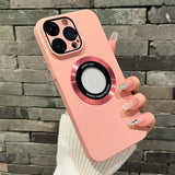 Logo Hole Magsafe Magnetic Case For iPhone