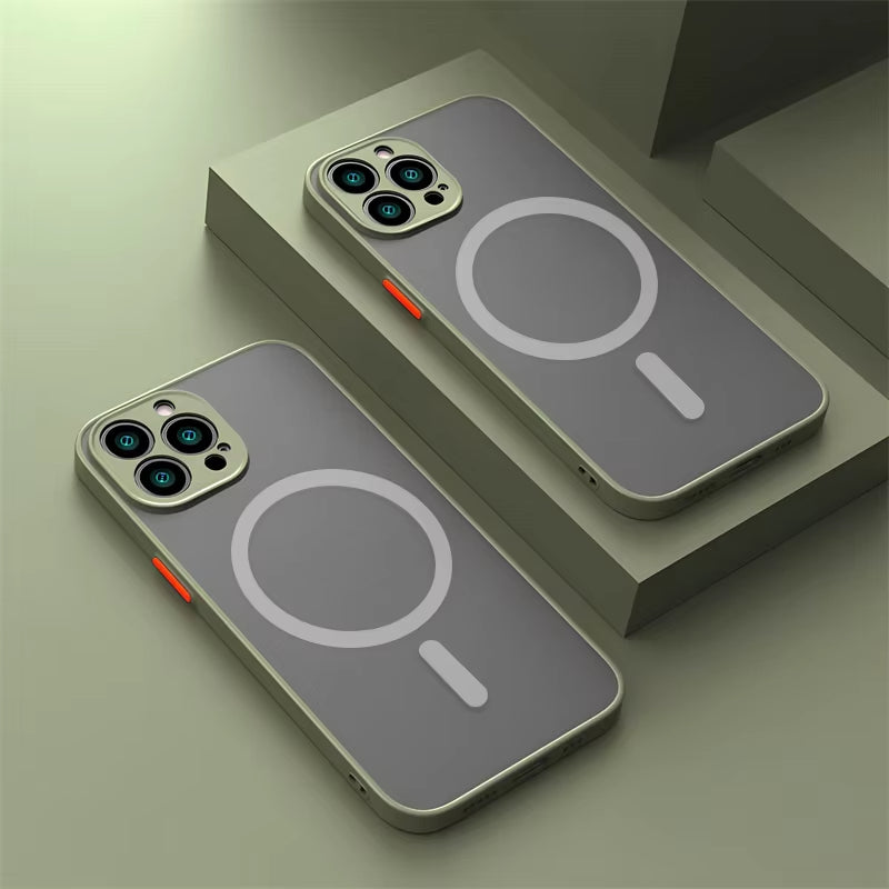 Shockproof Armor Matte Case For iPhone