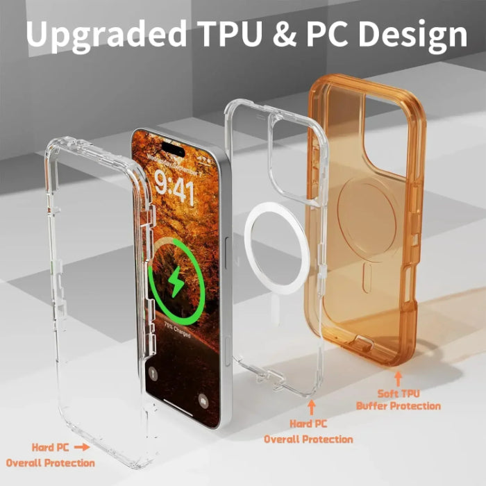 Original Otter Armor Box Defender Magsafe Clear Case For IPhone