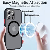 Luxury Matte For Magsafe Case For iPhone
